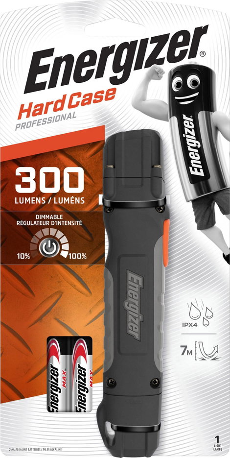 LED Kézilámpa Energizer Hardcase 2AA Elemekről üzemeltetett 250 lm 0.34 kg Fekete 2. kép