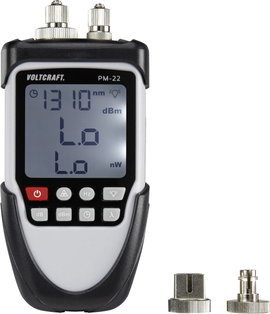 Optikai kábel teszter, kábelvizsgáló készülék, Voltcraft PM-22