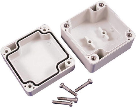 Hammond Electronics Műanyag doboz IP66 1554CGY ABS műanyag (H x Sz x Ma) 120 x 65 x 40 mm Fényes szü 2. kép