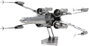 Metal Earth Star Wars X-Wing, X-szárnyú űrrepülő makett, 3D lézervágott fémmodell építőkészlet 50265 bélyegkép