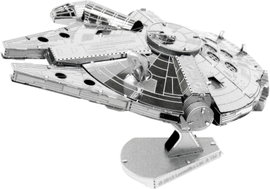 Metal Earth Star Wars Millenium Falcon űrhajó 3D lézervágott fémmodell építőkészlet 502658