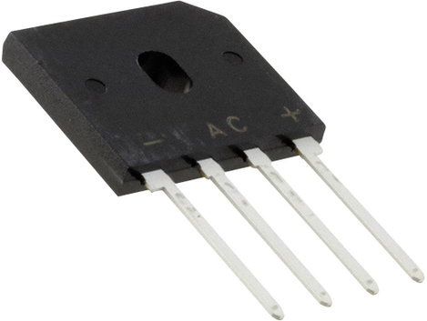 Híd egyenirányító DIODES Incorporated GBU1006 Ház típus SIP-4