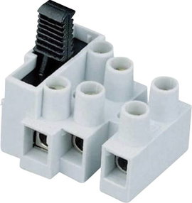 Sorkapocs biztosítékkal, 3 pólus, 2,5 mm², Adels-Contact 503 SI/3 DS