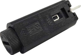 Biztositéktartó álló 5x20mm