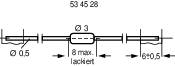Miniatűr induktivitás, axiális, 4.7 µH 0,36 Ω 0,53 A EC244R7A-50BB20-X 2. kép