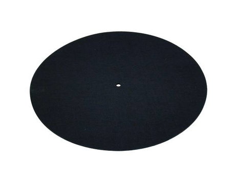 Omnitronic lemezjátszó filckorong, antisztatikus slipmat, fekete színű