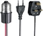 Vezetékvizsgáló kábelteszter és hanggenerátoros vezetékkereső E27 lámpa adapterrel Laserliner AC Tra 2. bélyegkép