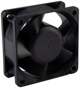 Kisfeszültségű axiális ventilátor 24V, 60 x 60 x 25 mm, Wallair 20100308