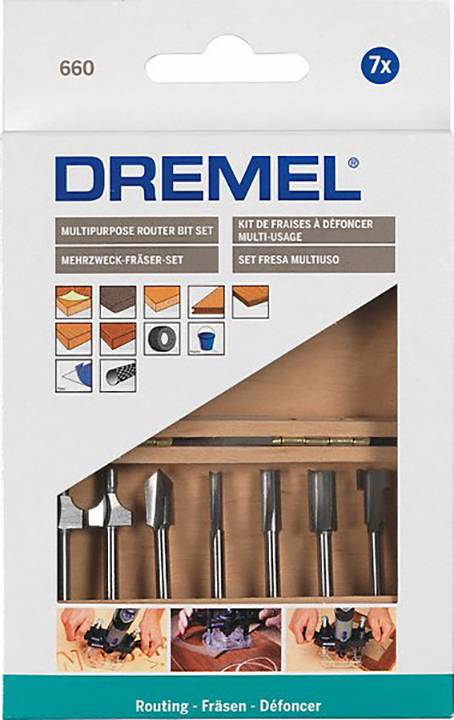 Maró készlet 7 részes, Dremel 660 2. kép