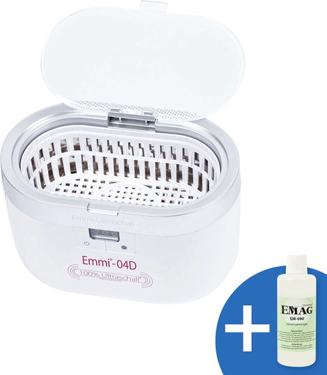 Ultrahangos tisztító 0,6 l 160 x 90 x 50 mm 50 W, Emag EMMI-04D
