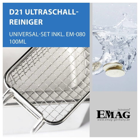 Ultrahangos tisztító fűtéssel, 2 l, 160x90x50 mm, 80 W, Emag 5. kép