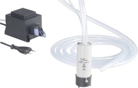 Hordó és gépszivattyú (gázolaj, dízel, hűtőfolyadék, gyenge lúgok, savak) 230/24V, 11,2 l/perc, 7m, 