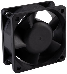 Kisfeszültségű axiális ventilátor 12V, 40 x 40 x 20 mm, Wallair 20100303