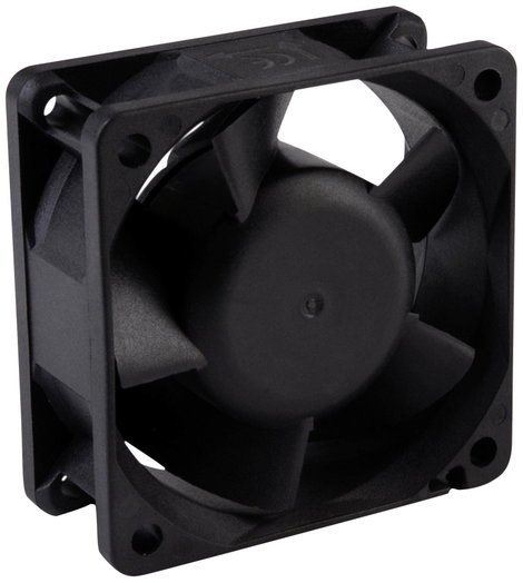 Kisfeszültségű axiális ventilátor 12V, 40 x 40 x 20 mm, Wallair 20100303