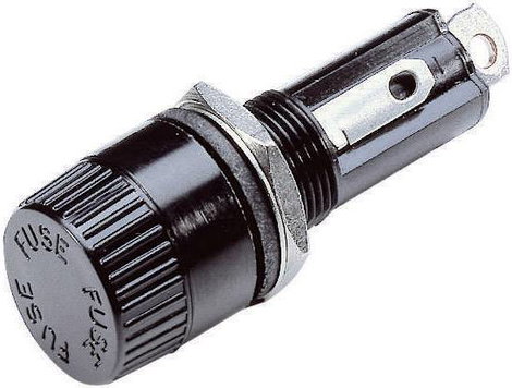 ESKA Biztosítéktartó, 6,3 x 32 mm E 6024 Biztosítéktartó 6,3 x 32 mm