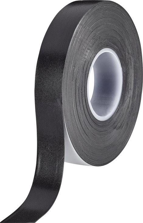 Önhegedő tökéletesen tömítő ragasztószalag, fekete, 10 m x 19 mm TOOLCRAFT MT 1910