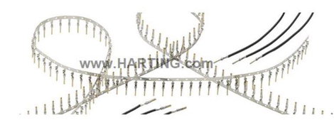 Stift érintkező AWG min.: 24, max.: 20, vörösréz ötvözet ezüstözve 6,5 A, Harting 09 67 000 8178 2. kép