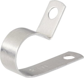 Alumínium rögzítőbilincs, átm. 7,9 mm / furat 5,2 mm