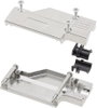 D-SUB ház, pólusszám: 9, fém, 90 °, ezüst, MH Connectors MHDCMR09-RA-K bélyegkép