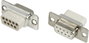 D-SUB hüvelyes kapocsléc 180 °, pólusszám: 25 MH Connectors MHDBC25SS-NW bélyegkép