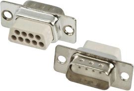 D-SUB tűs kapocsléc 180 °, pólusszám: 37 MH Connectors MHDBC37SP-NW