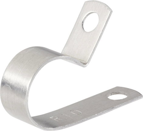 Alumínium rögzítőbilincs, átm. 9,5 mm / furat 5,2 mm