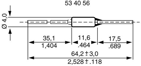 Hőkioldó biztosíték G4 00 110 2. kép