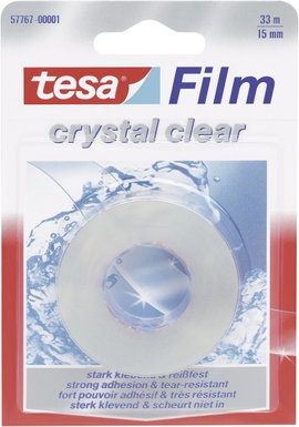Ragasztószalag, átlátszó, 33 m x 15 mm, TESA TESAFILM®