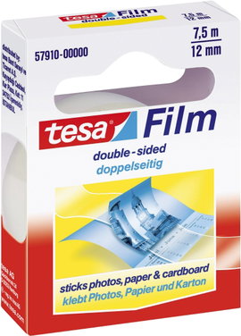 Kétoldalas ragasztószalag, 7,5 m X 12 mm TESA Tesafilm®