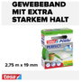 Szövetbetétes ragasztószalag, zöld, 2,75 m x 19 mm, tesa® EXTRA POWER 3. bélyegkép