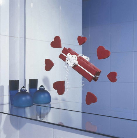 Kétoldalas ragasztós akasztó, átlátszó, TESA®POWERSTRIPS® Deco 5. kép