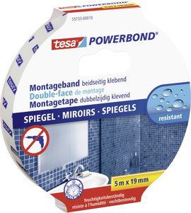 Kétoldalas ragasztószalag tükörhöz, 5m:19mm, TESA®