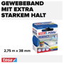 Szövetbetétes ragasztószalag, kék, 2,75 m x 38 mm, tesa® extra Power 3. bélyegkép