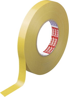 Tesa kétoldalas ragasztószalag, nagy kötőszilárdságú, 50 m x 25 mm, PVC fehér