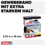 Szövetbetétes ragasztószalag fekete, 2,75m x 19mm, tesa® EXTRA POWER 3. bélyegkép