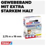 Szövetbetétes ragasztószalag fehér, 2,75 m x 19 mm, tesa® EXTRA POWER 3. bélyegkép