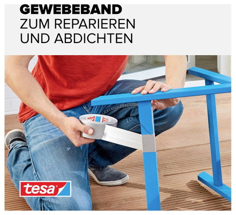 Szövetbetétes ragasztószalag, 25 m x 50 mm, tesa® extra Power 2. kép