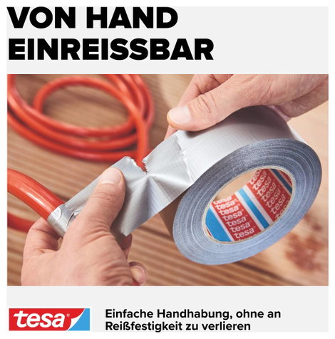 Szövetbetétes ragasztószalag, 25 m x 50 mm, tesa® extra Power 4. kép
