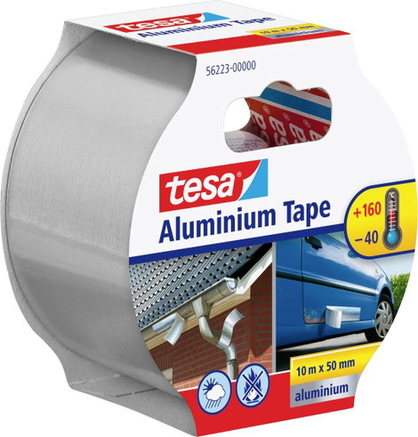 Tesa hőálló ragasztószalag, alumínium ragasztószalag 10 m x 50 mm tesa 56223-00000-00