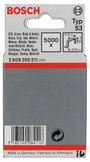 Tűzőkapocs, 53-as típus, 11,4 x 0,74 x 10 mm, 5000 db Bosch 2609200211 bélyegkép