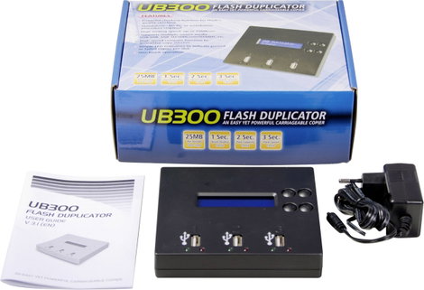USB merevlemez klónozó USB 2.0, Renkforce UB300 3. kép