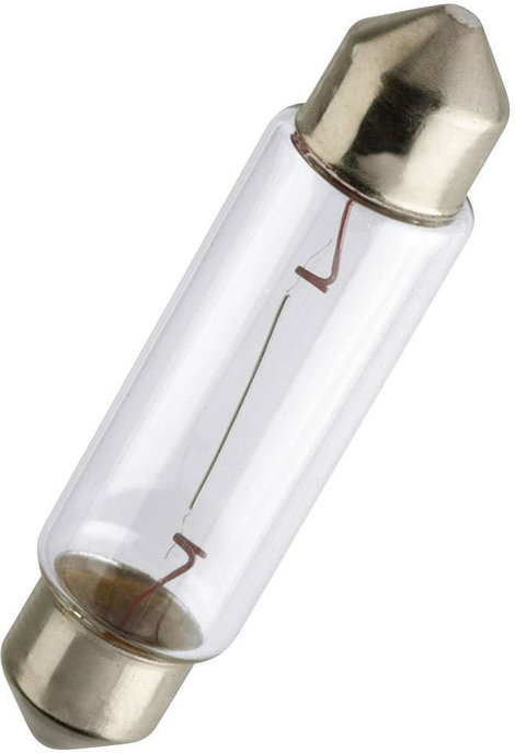 Philips izzó C10W 12 V 1 pár SV8,5-8, átlátszó 2. kép