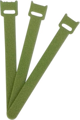 Tépőzáras kábelkötöző 150 x 13 mm, zöld, 1 db, Fastech