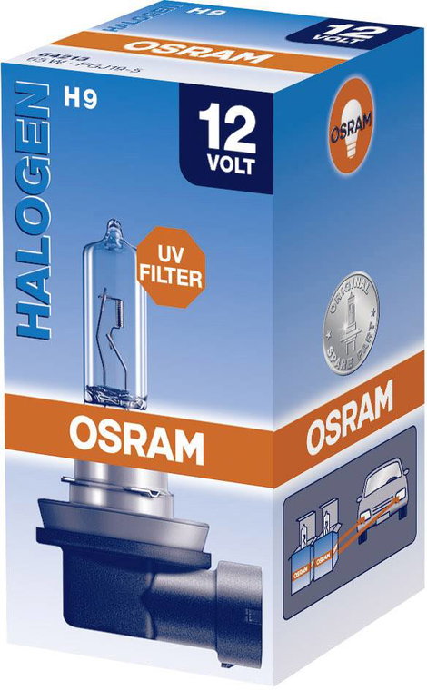 OSRAM Standard halogénlámpa H9, 12 V, PGJ19-5 2. kép