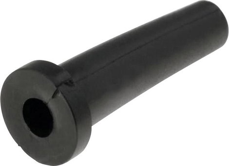 Törésgátló Ø 5,5 mm, PVC, fekete, HellermannTyton HV2101-PVC-BK-M1