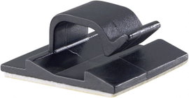 Öntapadós kábeltartó, max. köteg Ø 8 mm, fekete, PB Fastener 5433-SW