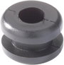 Kábelátvezető gyűrű Ø 4 mm, PVC, fekete, HellermannTyton HV1201B-PVC-BK-N1 bélyegkép