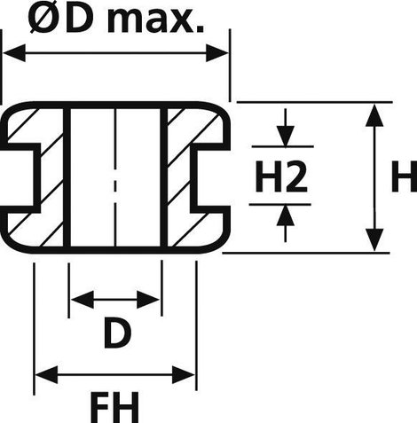 Kábelátvezető gyűrű Ø 4 mm, PVC, fekete, HellermannTyton HV1201B-PVC-BK-N1 3. kép