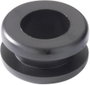 Kábelátvezető gyűrű Ø 10 mm, PVC, fekete, HellermannTyton HV1204-PVC-BK-M1 bélyegkép
