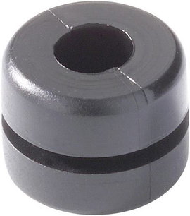 Kábelátvezető gyűrű Ø 4 mm, PVC, fekete, HellermannTyton HV1212-PVC-BK-N1